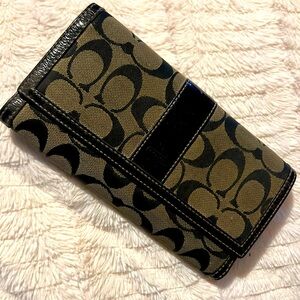 Authentic coach wallet